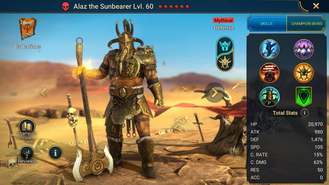 Alaz The Sunbearer