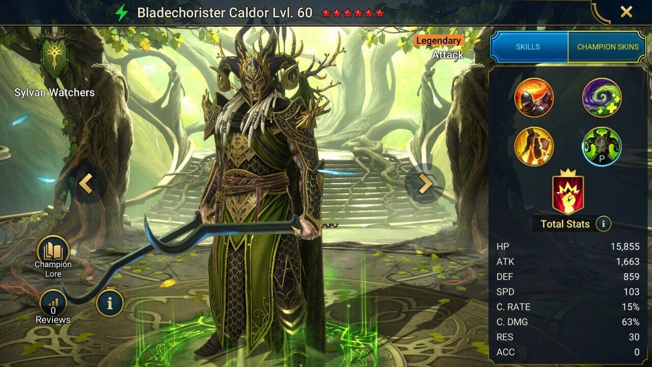 Bladechorister Caldor