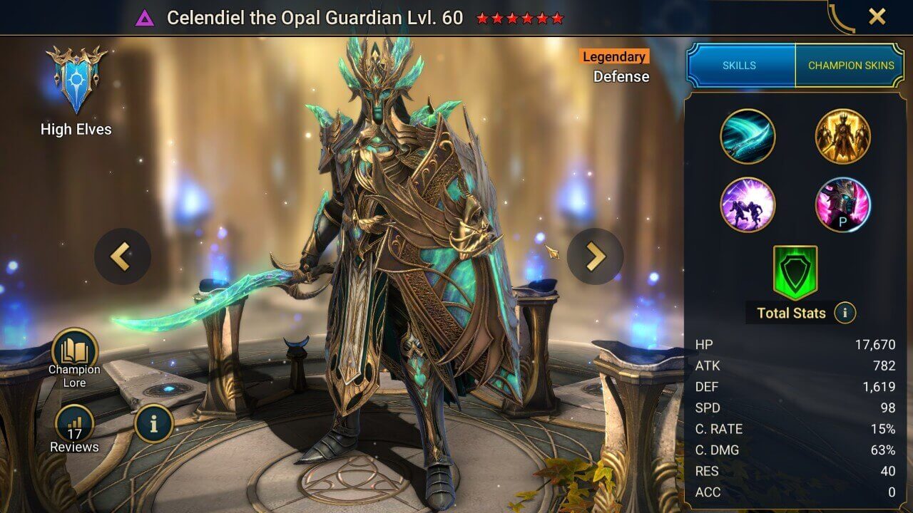 Celendiel the Opal Guardian