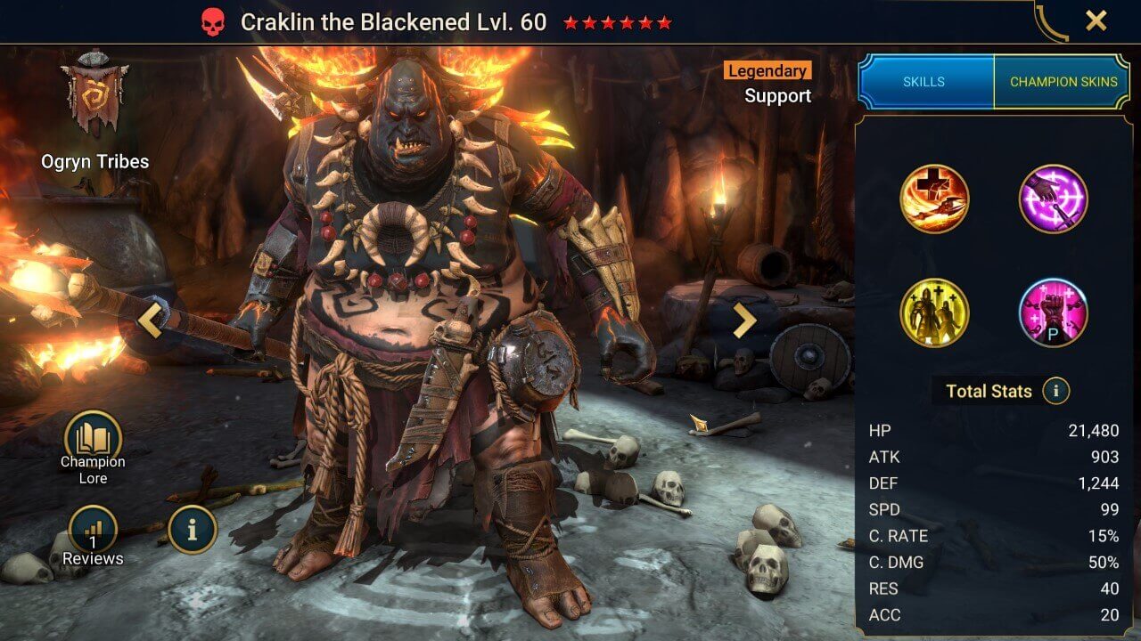 Craklin the Blackened
