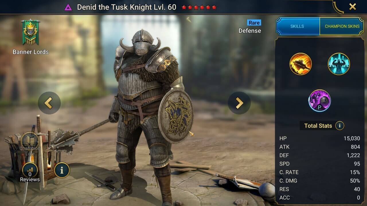 Denid The Tusk Knight