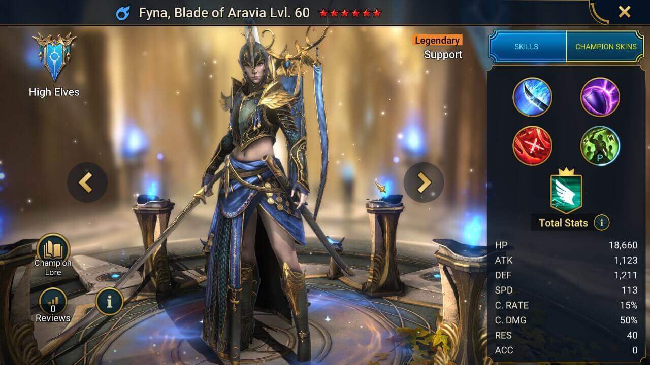 Fyna Blade Of Aravia