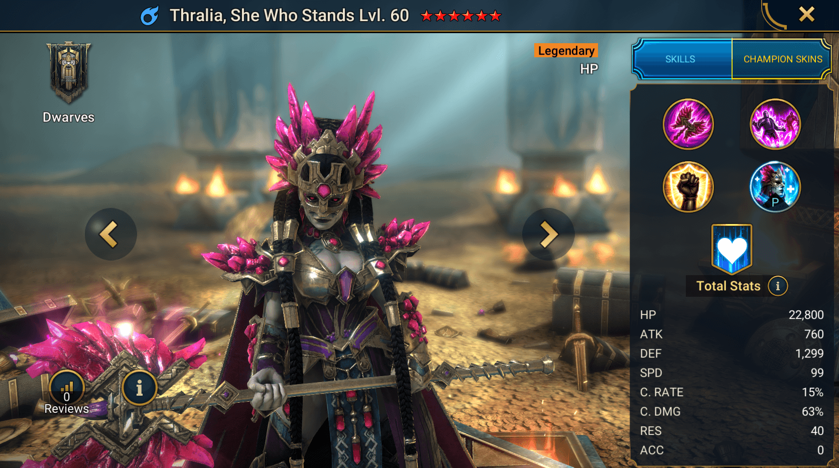 Thralia, She Who Stands