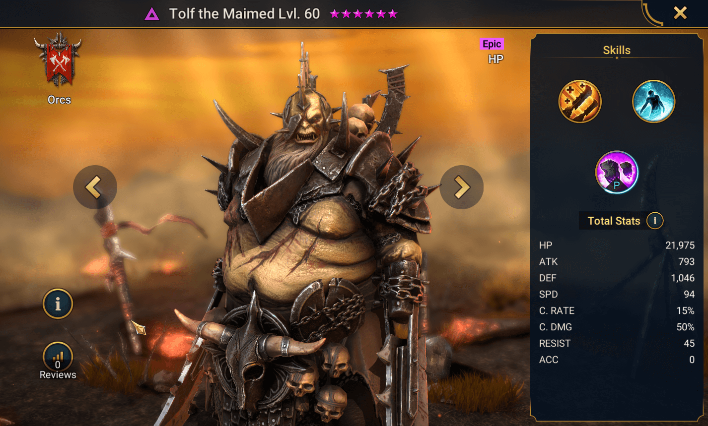 Tolf the Maimed