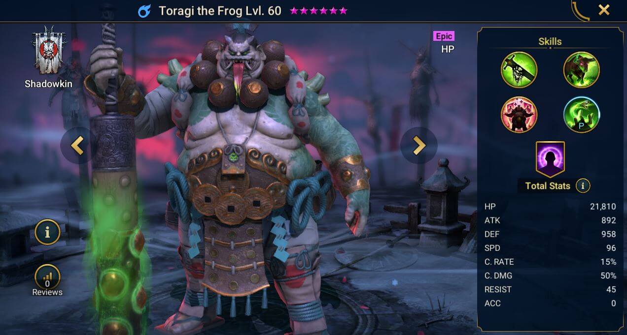 Toragi The Frog