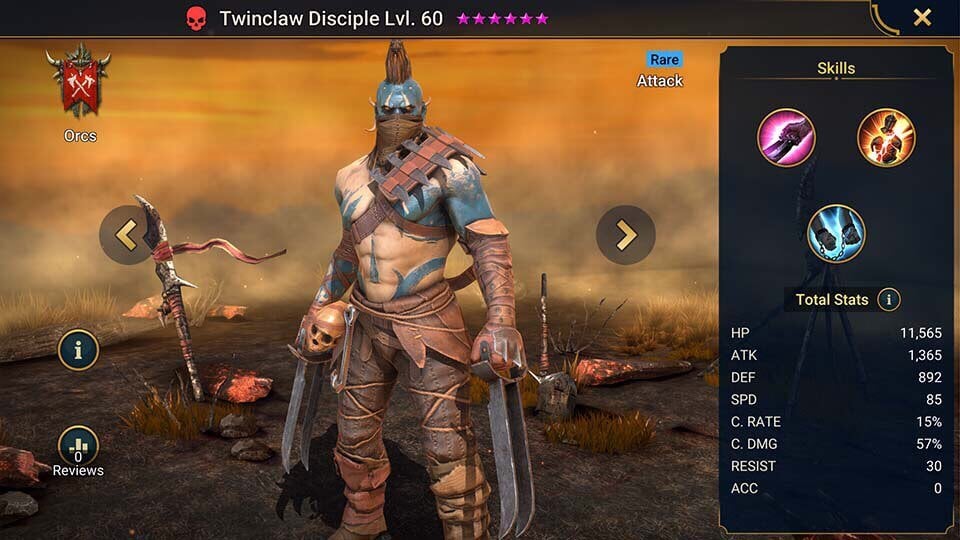 Twinclaw Disciple