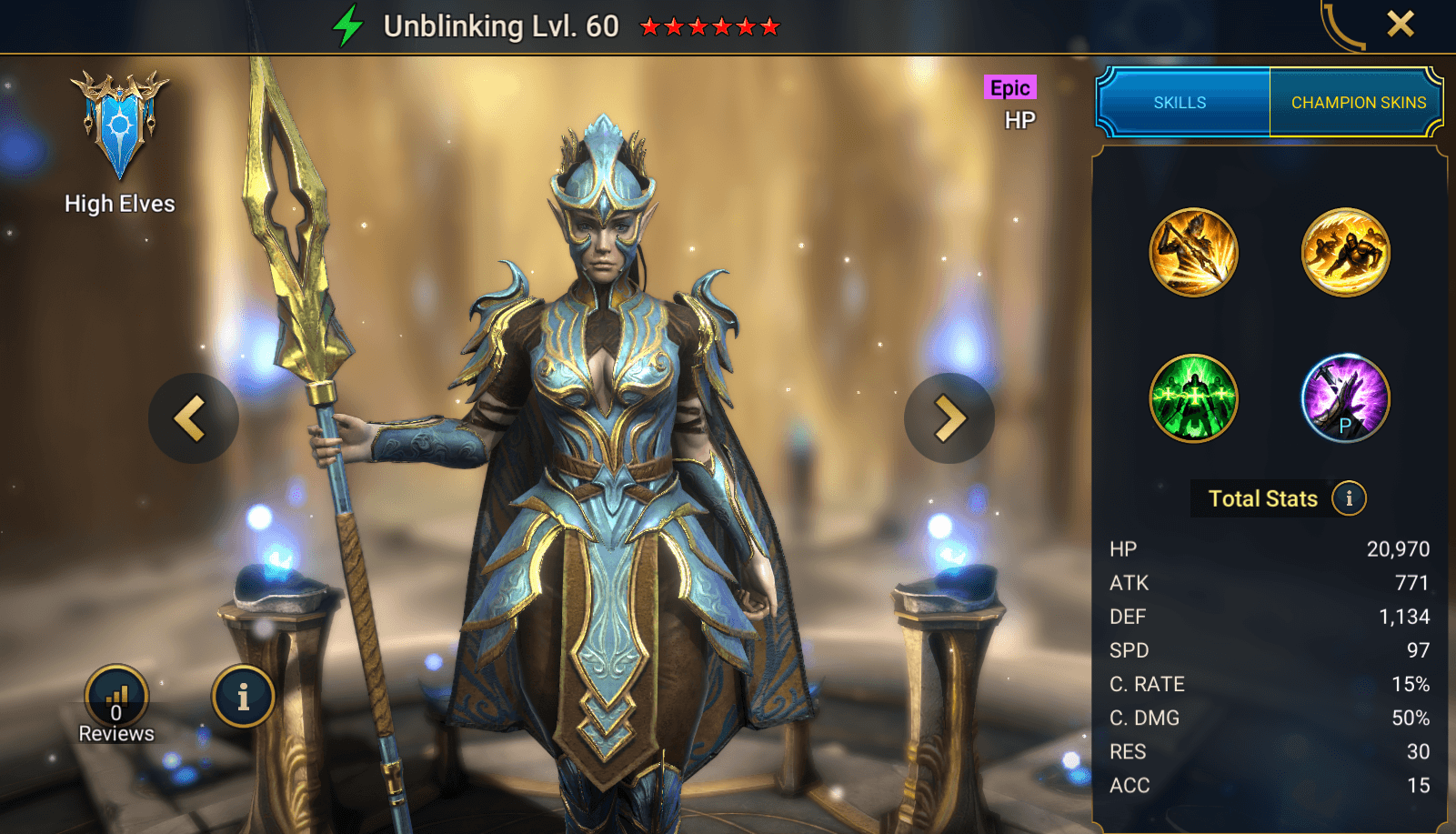 Unblinking