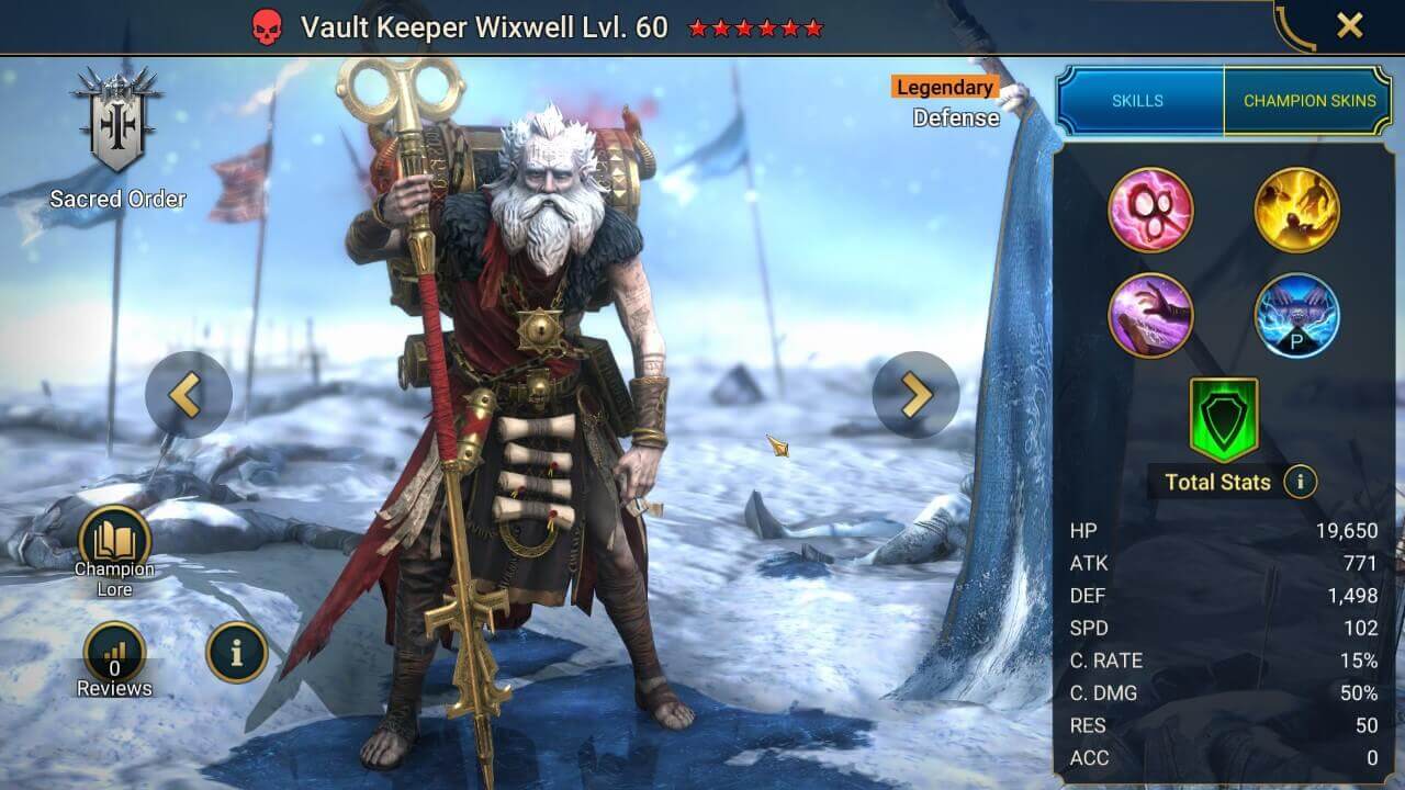 Vault Keeper Wixwell