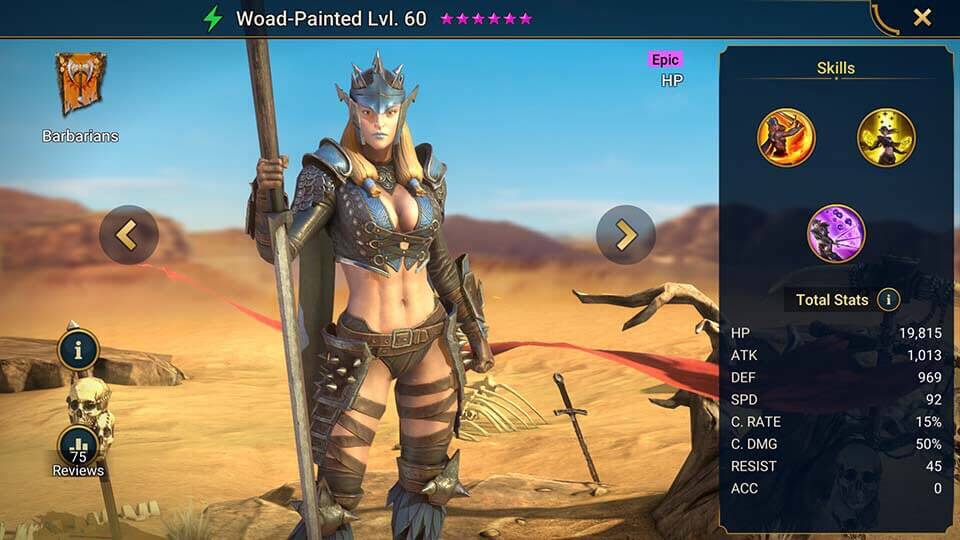 Woad-Painted