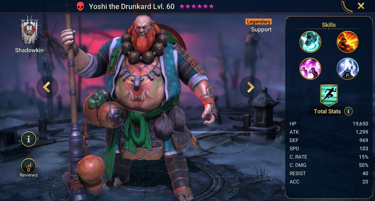 Yoshi the Drunkard
