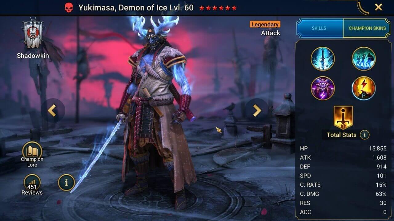 Yukimasa, Demon Of Ice